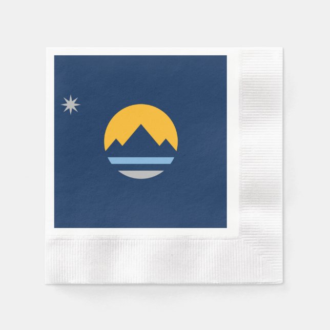 Reno city flag napkin (Front)