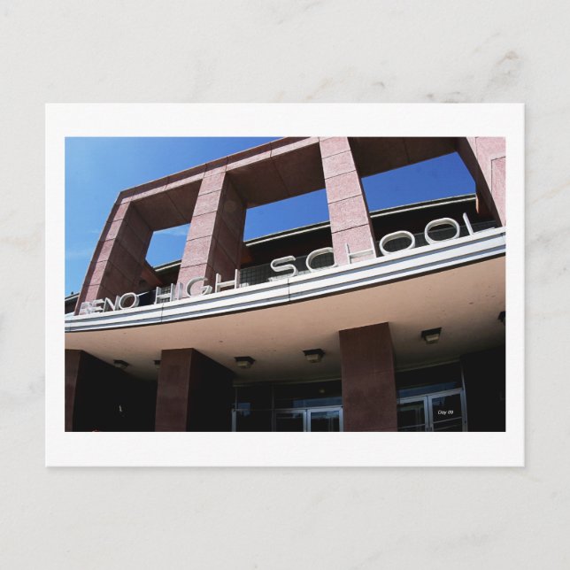 Reno High School Postcard (Front)