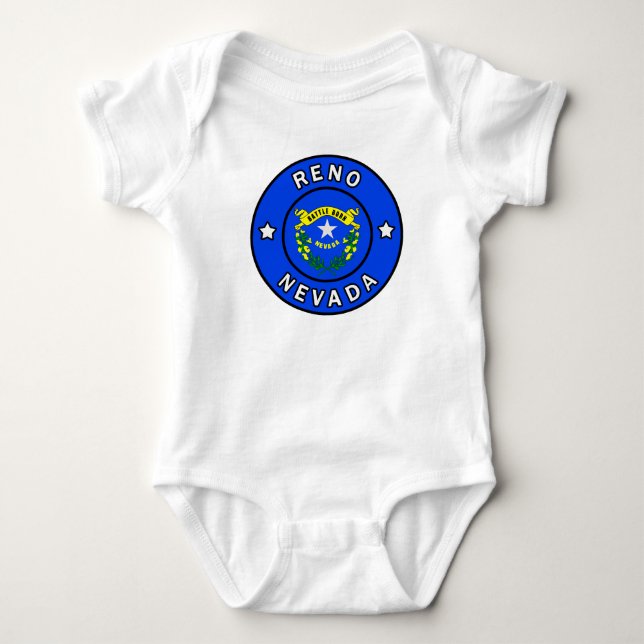 Reno Nevada Baby Bodysuit (Front)
