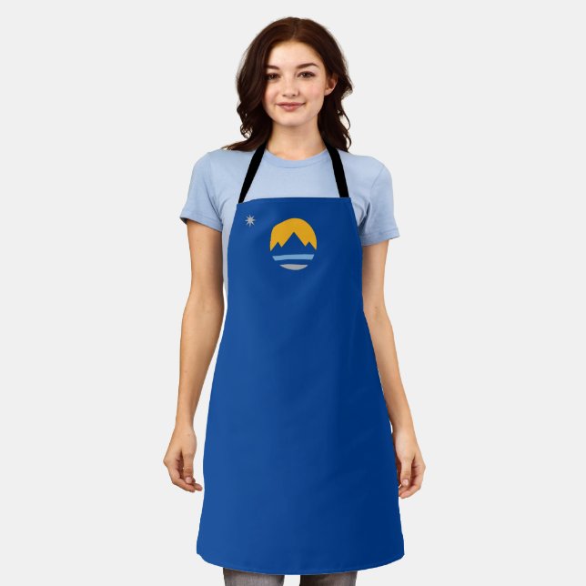 Reno (Nevada) City flag Apron (Worn)