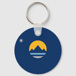 Reno (Nevada) City flag Keychain