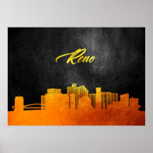 Reno Nevada Gold Skyline