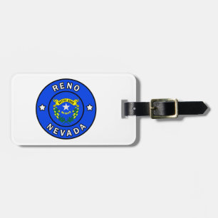 Reno Nevada Luggage Tag