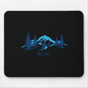 Reno nevada ski resort skiing skier mouse pad