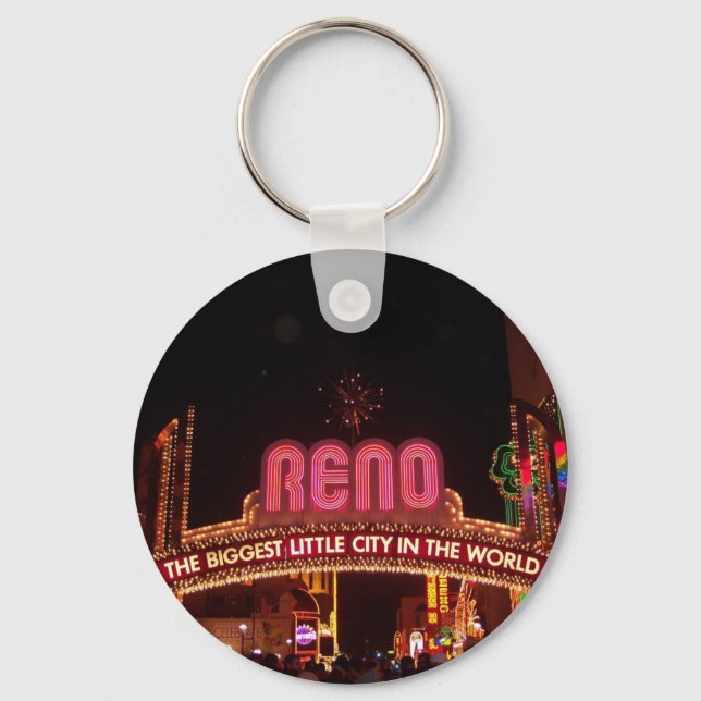 Reno Sign Keychain (Front)