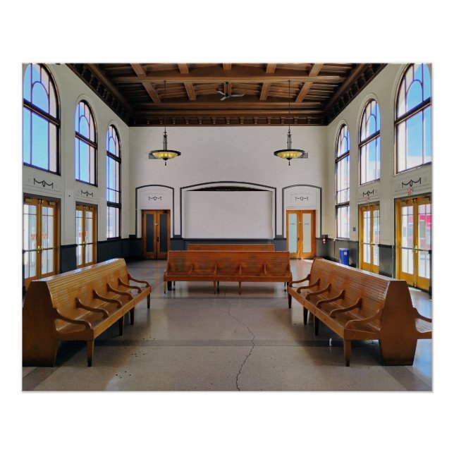 Reno Train Station Poster (Front)