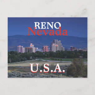 Reno U.S.A. Postcard
