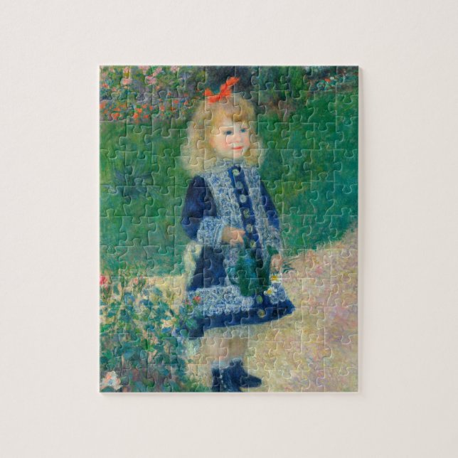 Renoir "A Girl With A Watering Can" Jigsaw Puzzle (Vertical)