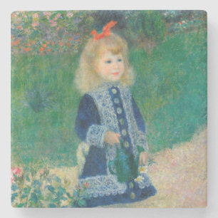 Renoir "A Girl With A Watering Can" Stone Coaster