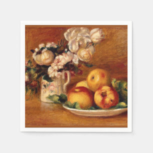 Renoir - Apples and Flowers Napkin