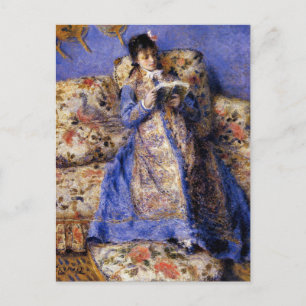 Renoir - Camille Monet Reading Postcard