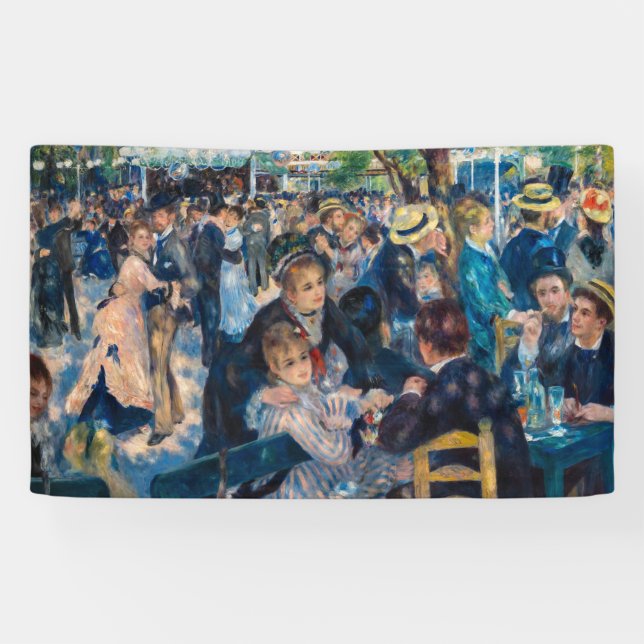 Renoir - Dance at Le Moulin de la Galette Banner (Horizontal)