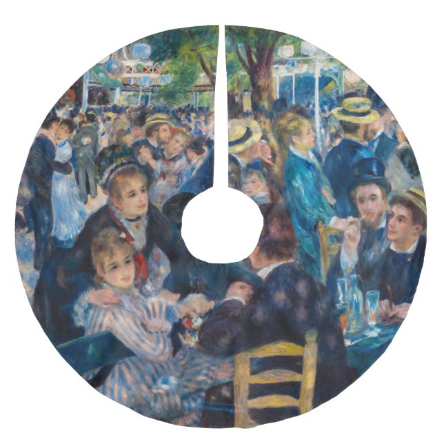 Renoir - Dance at Le Moulin de la Galette Brushed Polyester Tree Skirt (Front)