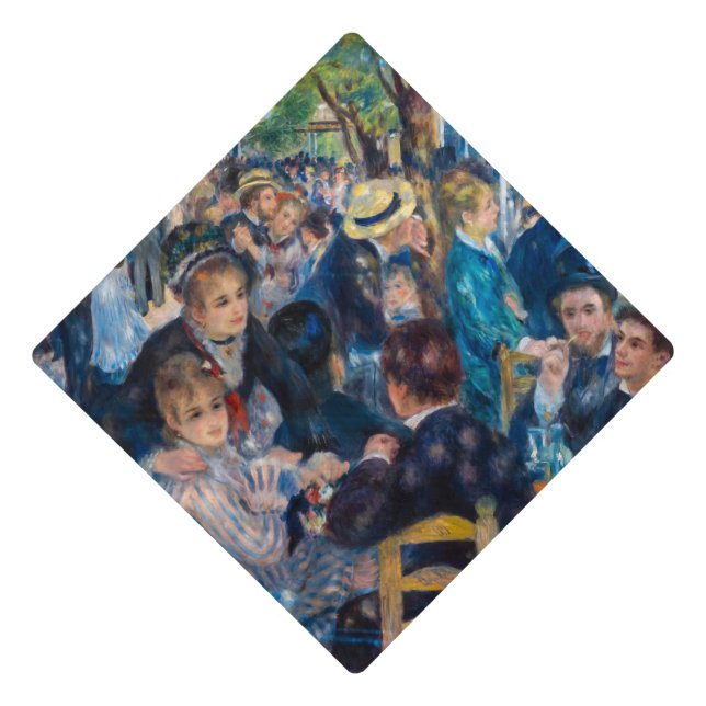 Renoir - Dance at Le Moulin de la Galette Graduation Cap Topper (Front)