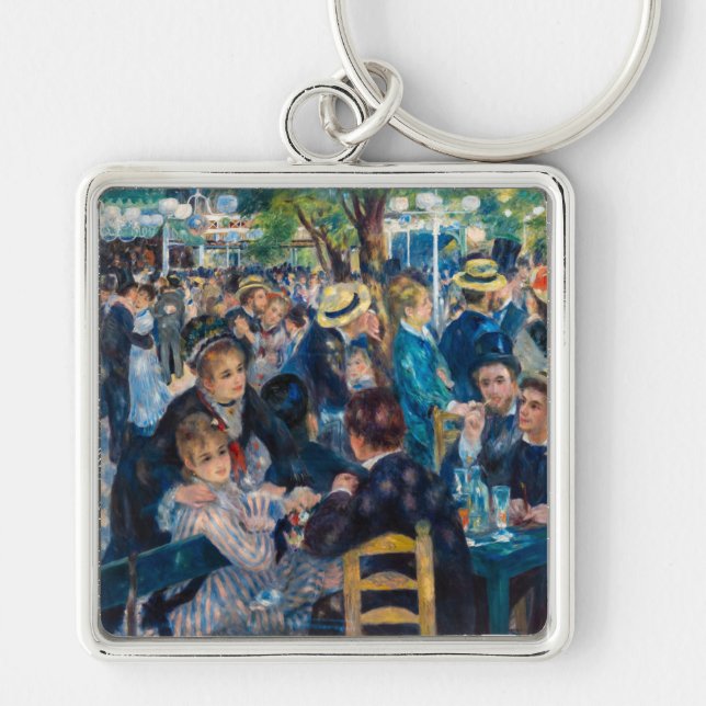 Renoir - Dance at Le Moulin de la Galette Keychain (Front)