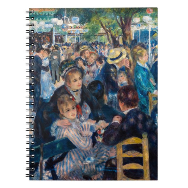 Renoir - Dance at Le Moulin de la Galette Notebook (Front)
