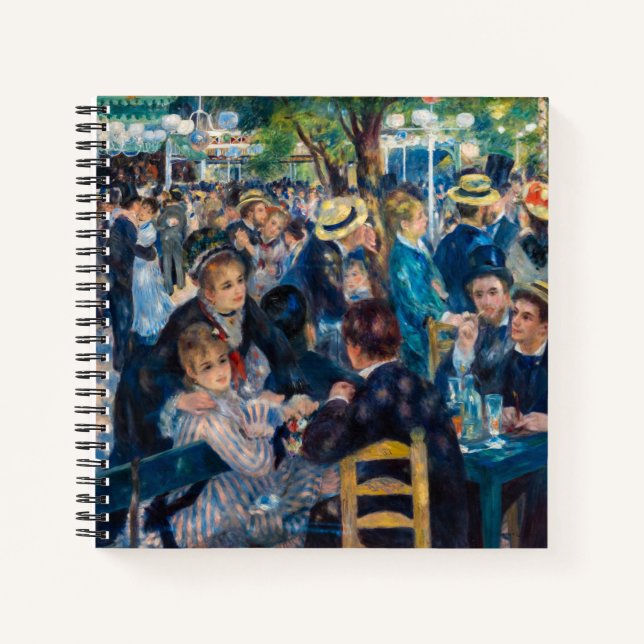 Renoir - Dance at Le Moulin de la Galette Notebook (Front)