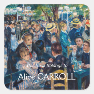Renoir - Dance at Le Moulin de la Galette Square Sticker