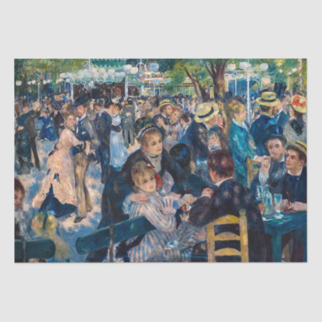 Renoir - Dance at Le Moulin de la Galette Tissue Paper (Front)