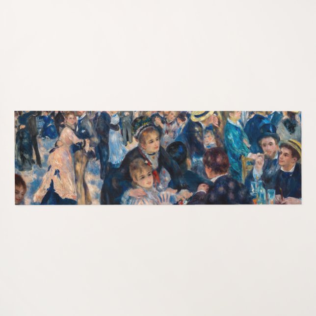 Renoir - Dance at Le Moulin de la Galette Yoga Mat (Back (Horizontal))
