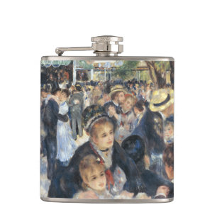Renoir Dance at Moulin de la Galette Vintage Hip Flask