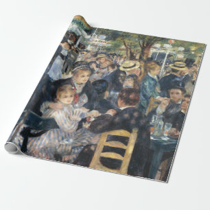 Renoir Dance at Moulin de la Galette Vintage Wrapping Paper