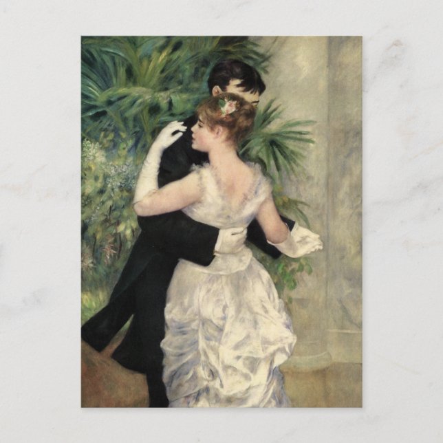 Renoir Dancing in the City Fine Art Postcard (Front)