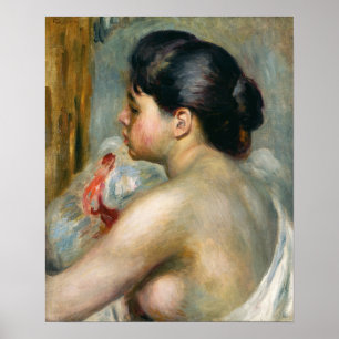 Renoir - Dark-Haired Woman Poster