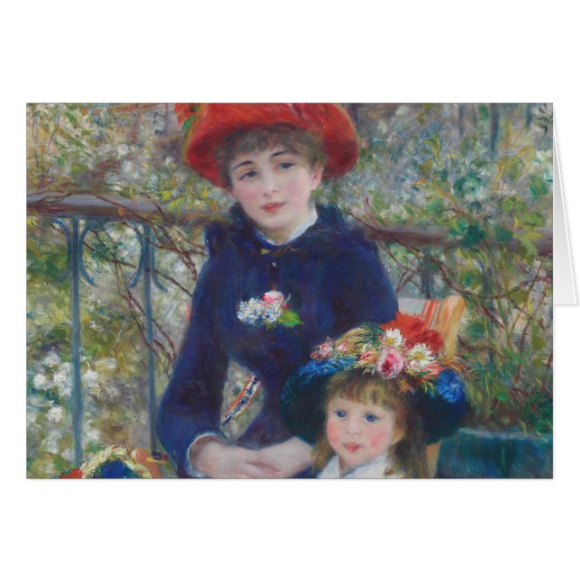 Renoir Deux Soeurs Terrasse Français Impressionnis (Devant horizontal)