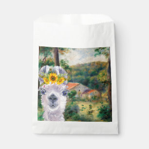 Renoir Environs of Briey and the Fancy Llama  Favour Bag