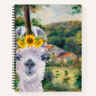 Renoir Environs of Briey and the Fancy Llama   Notebook