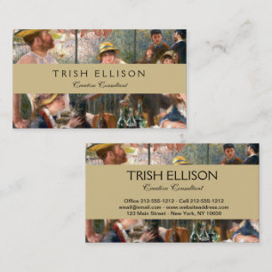 Renoir French Luncheon Boating Party Business Card