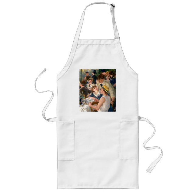 Renoir French Luncheon Boating Party Long Apron (Front)