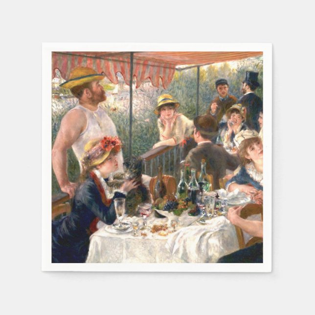 Renoir French Luncheon Boating Party Napkin (Front)