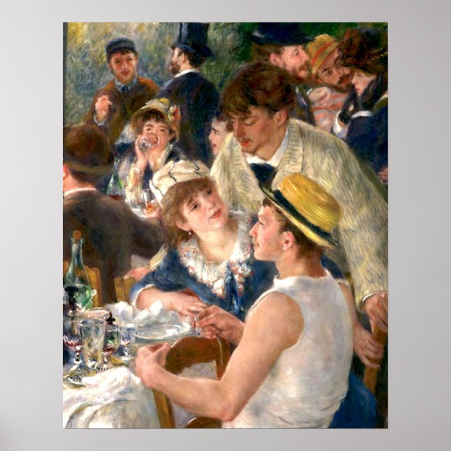 Renoir French Luncheon Boating Party Poster (Front)