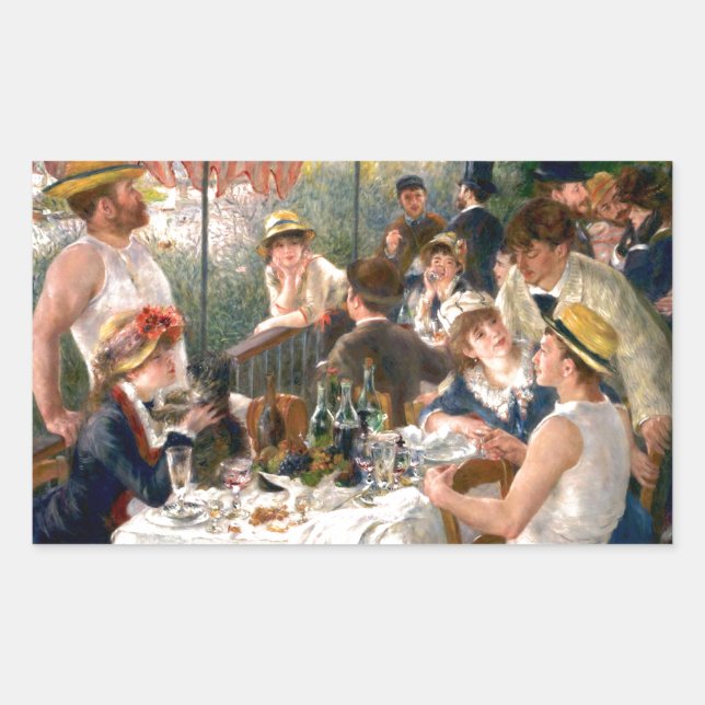 Renoir French Luncheon Boating Party Sticker (Front)