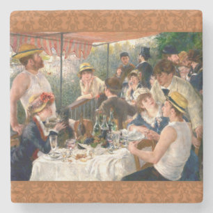 Renoir French Luncheon Boating Party Stone Coaster