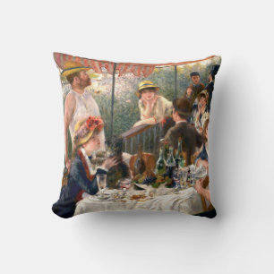 Renoir French Luncheon Boating Party Throw Pillow