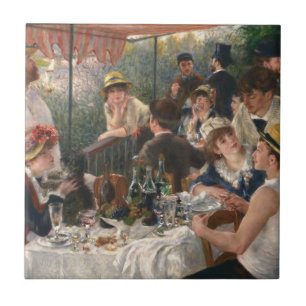 Renoir French Luncheon Boating Party Tile