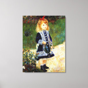 Renoir - Girl with a Watering Can, Canvas Print