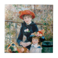 Renoir Impressionist Painting - Two Sisters