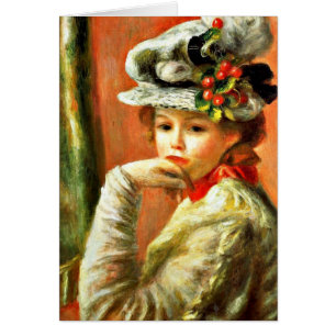 Renoir - Jeune fille en Casquette blanc