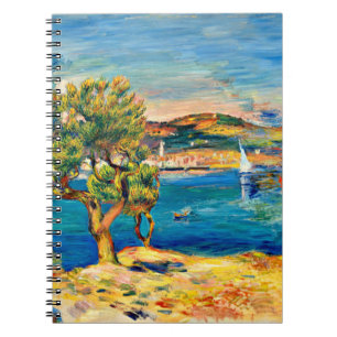 Renoir - L'Estaque, fine art landscape painting  Notebook