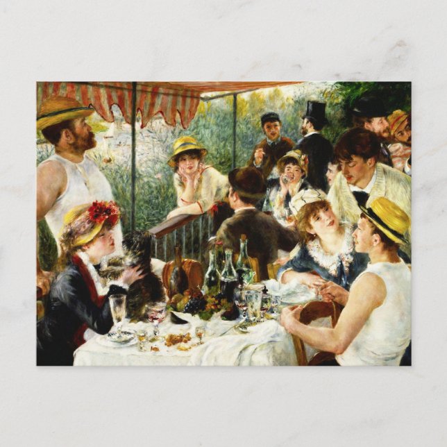 Renoir Luncheon of the Boating Party Postcard (Front)