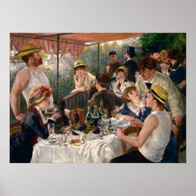 Renoir, Luncheon of the Boating Party Poster (Front)