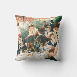 Renoir  Luncheon of the Boating Party Renoir    Throw Pillow