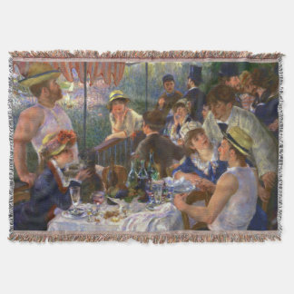 Renoir Luncheon of the Boating Party Throw Blanket