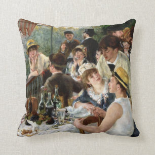 Renoir: Luncheon of the Boating Party Throw Pillow