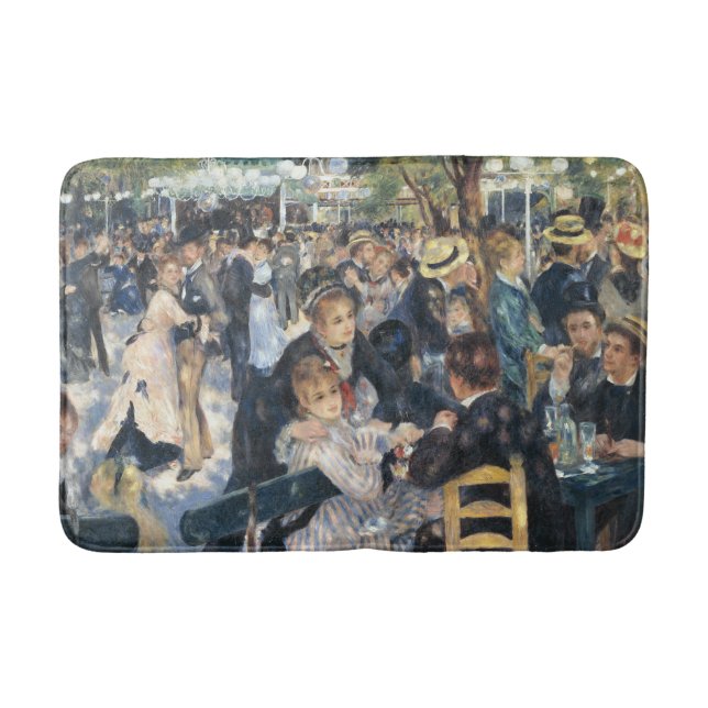 Renoir Moulin Dance Galette Party Bath Mat (Front)