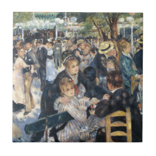 Renoir Moulin Dance Galette Party Tile